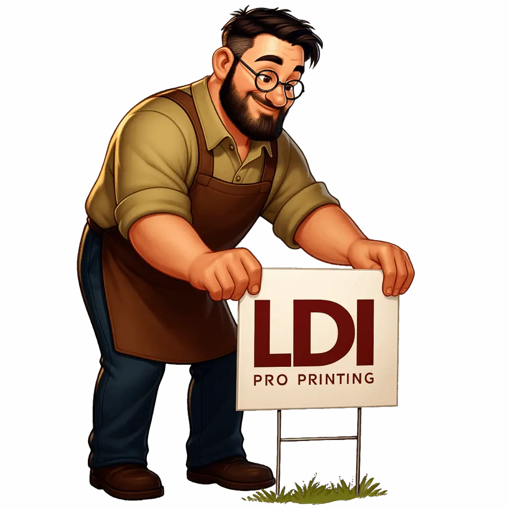 ldi pro printing yard signs with yard sign cameron